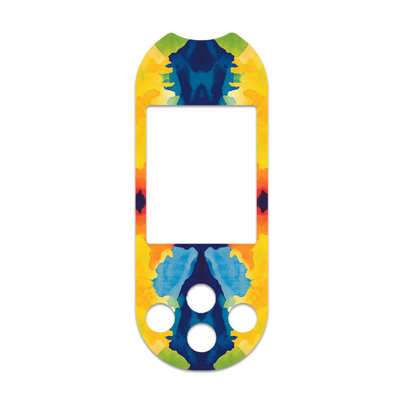 Peelz Bright Tie Dye OneTouch Verio Reflect Glucometer Peelz/Stickers White Smoke
