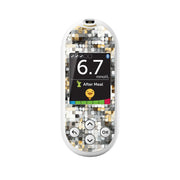 Peelz Champagne Glow for OneTouch Verio Reflect Glucometer Peelz/Stickers White Smoke