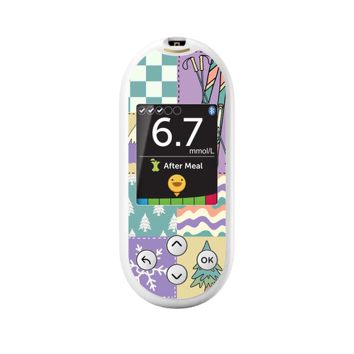 Peelz Après Ski OneTouch Verio Reflect Glucometer - Pump Peelz Peelz/Stickers White Smoke