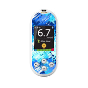 Peelz Beta Blue Sticker for OneTouch Verio Reflect Glucometer Peelz/Stickers White Smoke