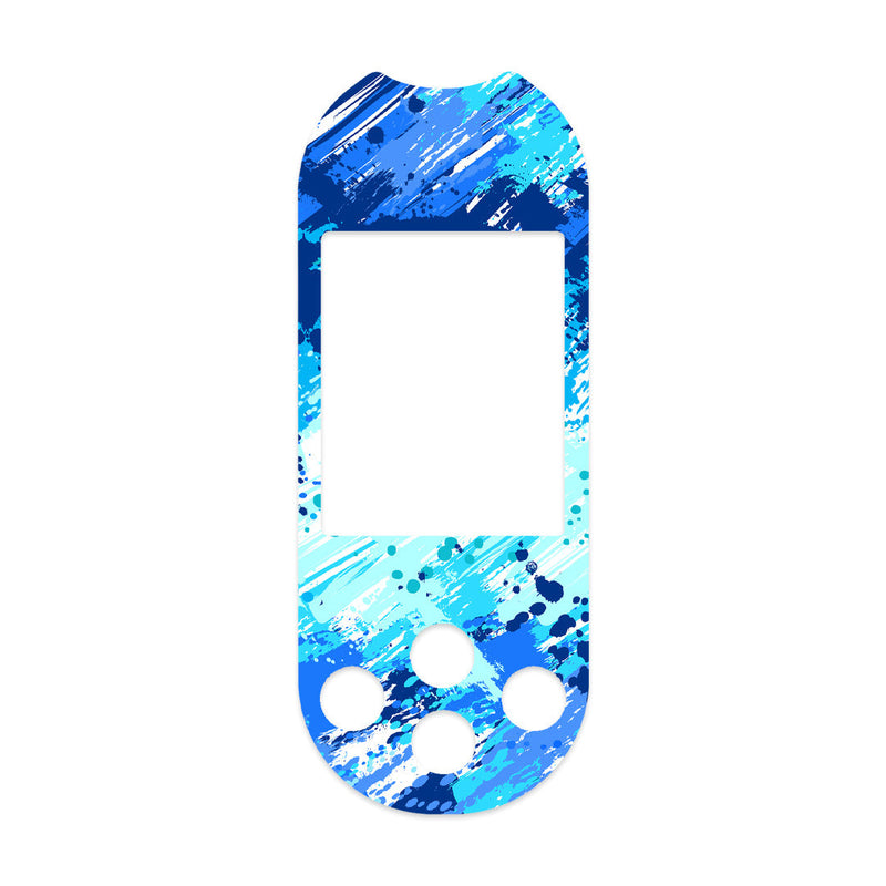 Peelz Beta Blue Sticker for OneTouch Verio Reflect Glucometer Peelz/Stickers White Smoke