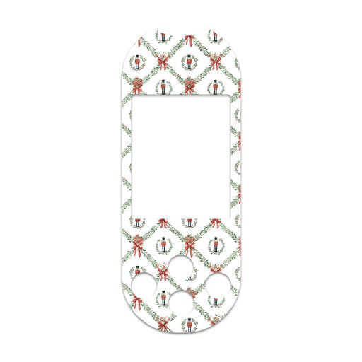 Peelz Nutcracker Noel OneTouch Verio Reflect Glucometer - Pump Peelz Peelz/Stickers White Smoke