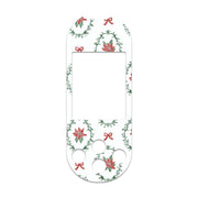 Peelz Poinsettia Parade OneTouch Verio Reflect Glucometer - Pump Peelz Peelz/Stickers White Smoke