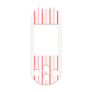 Peelz Peppermint Stripes OneTouch Verio Reflect Glucometer - Pump Peelz Peelz/Stickers White Smoke