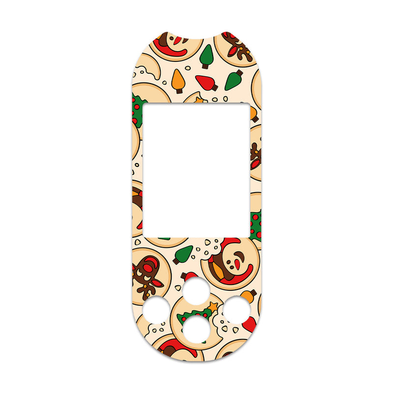Peelz Santa's Cookies OneTouch Verio Reflect Glucometer - Pump Peelz Peelz/Stickers White Smoke