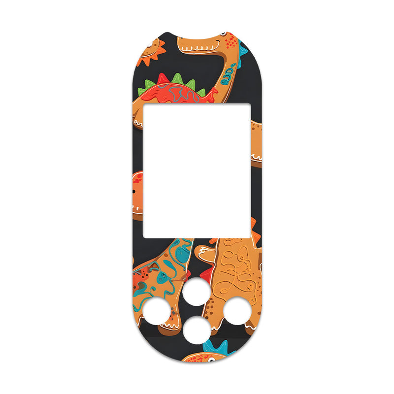 Peelz Jurassic Gingerbread OneTouch Verio Reflect Glucometer - Pump Peelz Peelz/Stickers White Smoke