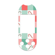 Peelz Peppermint Plaid OneTouch Verio Reflect Glucometer - Pump Peelz Peelz/Stickers White Smoke