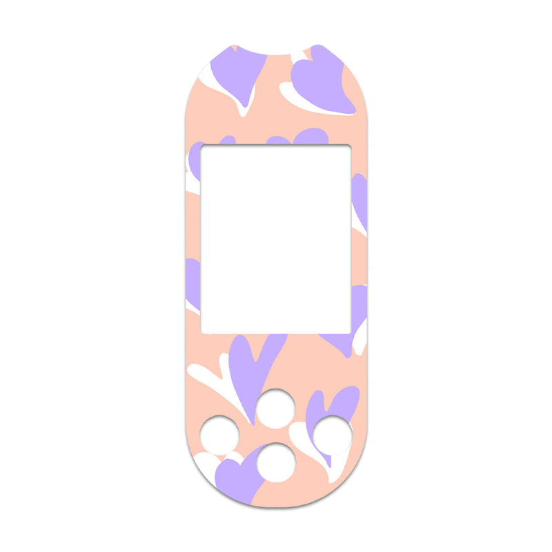 Peelz Lavender Love for OneTouch Verio Reflect Glucometer Peelz/Stickers White Smoke