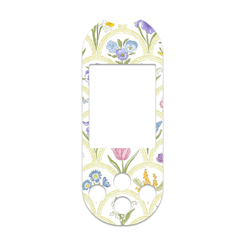 Peelz Garden Arches for OneTouch Verio Reflect Glucometer Peelz/Stickers White Smoke