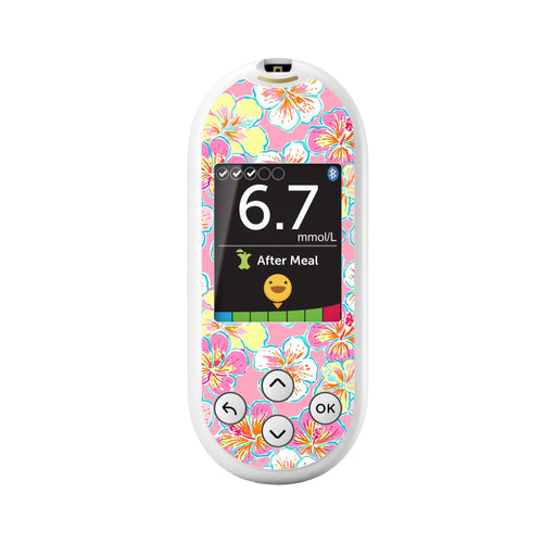 Peelz Tropic Crush OneTouch Verio Reflect Glucometer - Pump Peelz Peelz/Stickers White Smoke