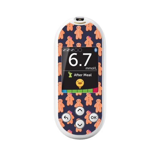 Peelz Zombie Cookies OneTouch Verio Reflect Glucometer - Pump Peelz Peelz/Stickers White Smoke