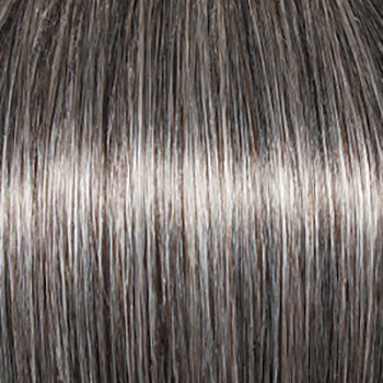 Eva Gabor Sheer Elegance Wig, Chin Length Bob Lace Front Textured Layers, GL44/51 Sugared Charcoal