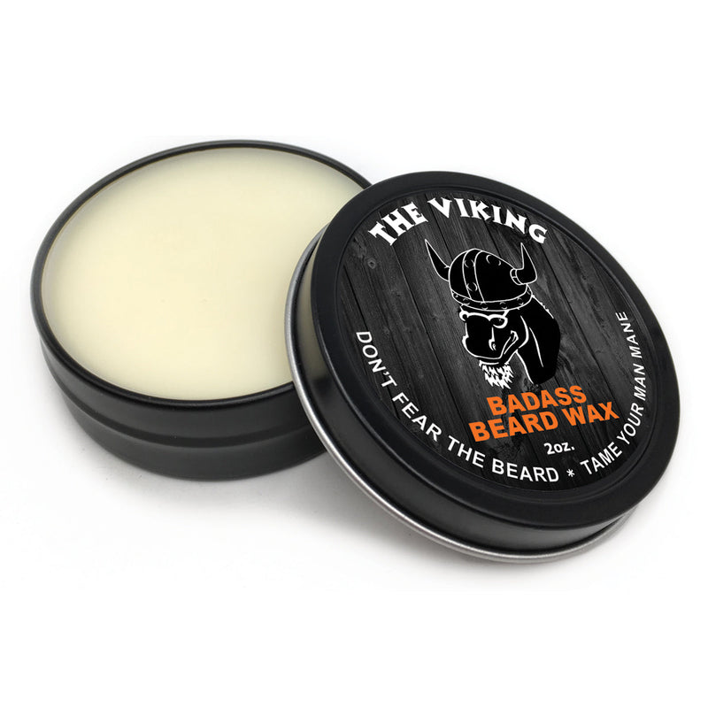 Badass Beard Care The Viking Beard Wax WAX Dark Slate Gray BABC