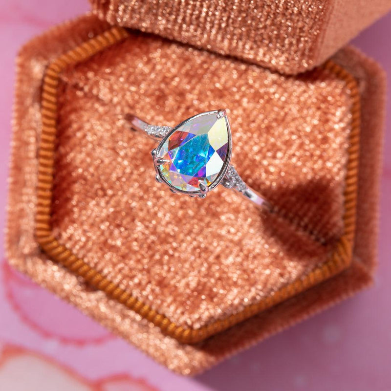 Fragrant Jewels Virgo, The Virgin - Jewel Candle Jewel Candle Dark Salmon Ring / 5,Ring / 6,Ring / 7,Ring / 8,Ring / 9,Ring / 10
