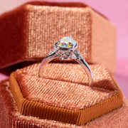 Fragrant Jewels Virgo, The Virgin - Jewel Candle Jewel Candle Dark Salmon Ring / 5,Ring / 6,Ring / 7,Ring / 8,Ring / 9,Ring / 10