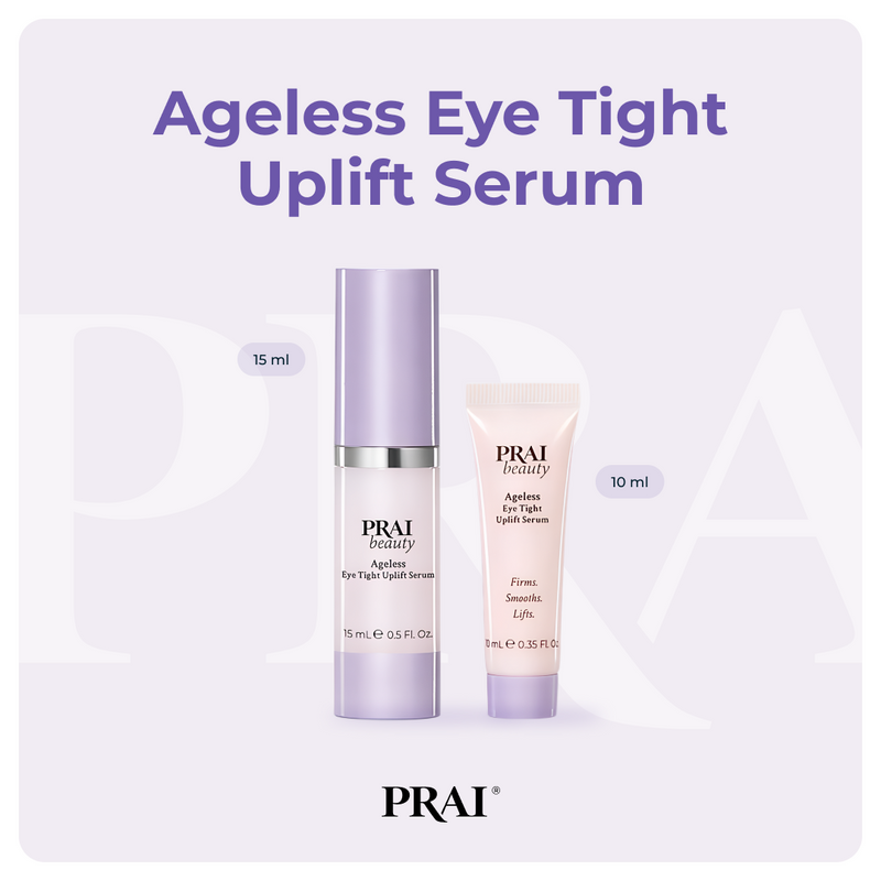PRAI Beauty Ageless Eye Tight Uplift Serum Ageless Problem Solver Lavender Blush 0.5oz/15ml