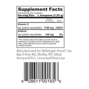 Hallelujah Diet Vitamin C Powder (Sodium Ascorbate) Vitamins & Supplements Lavender
