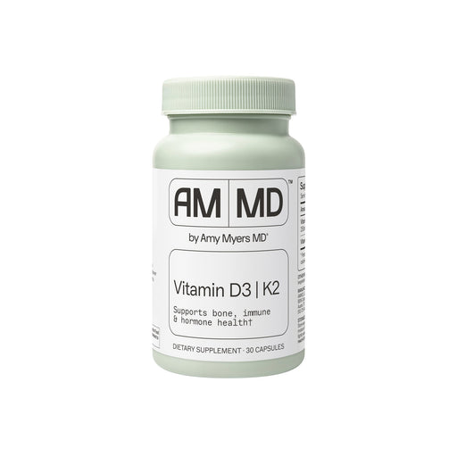 AMMD Vitamin D3/K2 10,000 IU Capsules Supplement Light Gray