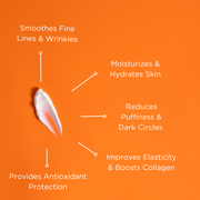 DCL Skincare Vitamin C Eye Treatment Bottle Dark Orange