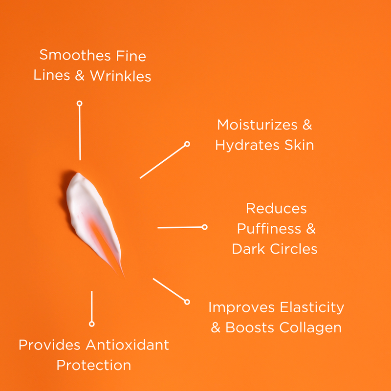 DCL Skincare Vitamin C Eye Treatment Bottle Dark Orange