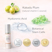 Glimmer Goddess® Organic Skin Care Organic Vitamin C Serum 20% – Brightening Treatment with Hyaluronic & Ferulic Acid Serums White Smoke