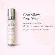 Glimmer Goddess® Organic Skin Care Organic Vitamin C Facial Toner – Natural Brightening Astringent Cleansers & Scrubs White Smoke