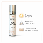 Glimmer Goddess® Organic Skin Care Organic Vitamin C Facial Toner – Natural Brightening Astringent Cleansers & Scrubs White Smoke