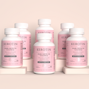 Kerotin Hair Growth Vitamins Supplement Antique White 6 Bottles (20% OFF)
