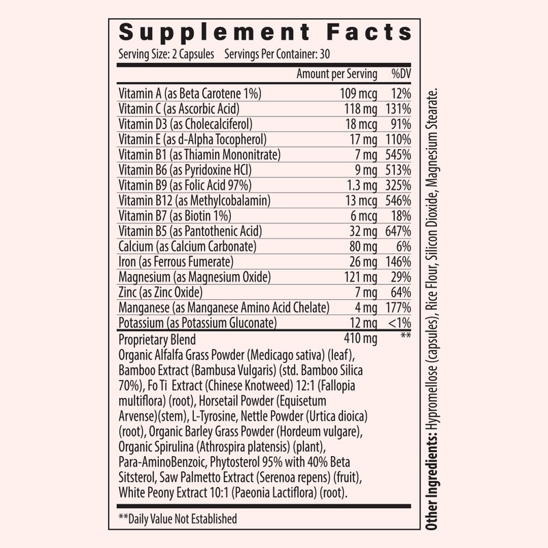 Kerotin Hair Growth Vitamins Supplement Light Gray 1 Bottle,3 Bottles (15% OFF),6 Bottles (20% OFF)