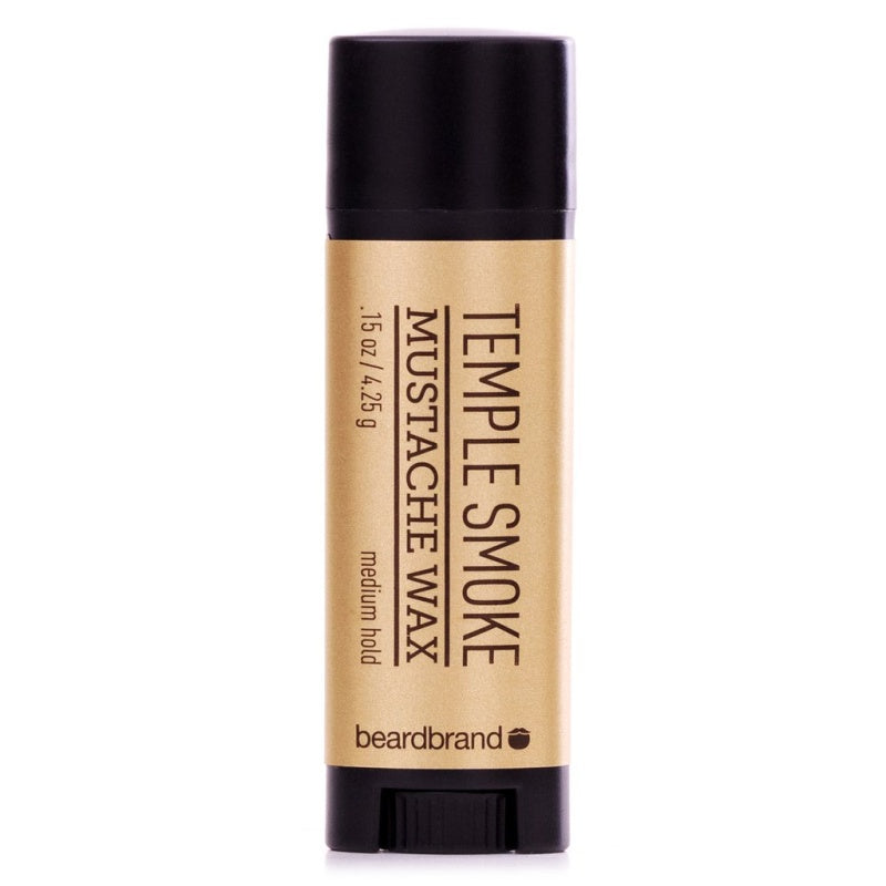 Beardbrand Beardbrand Temple Smoke Mustache Wax 0.15 oz Mustache Wax Black