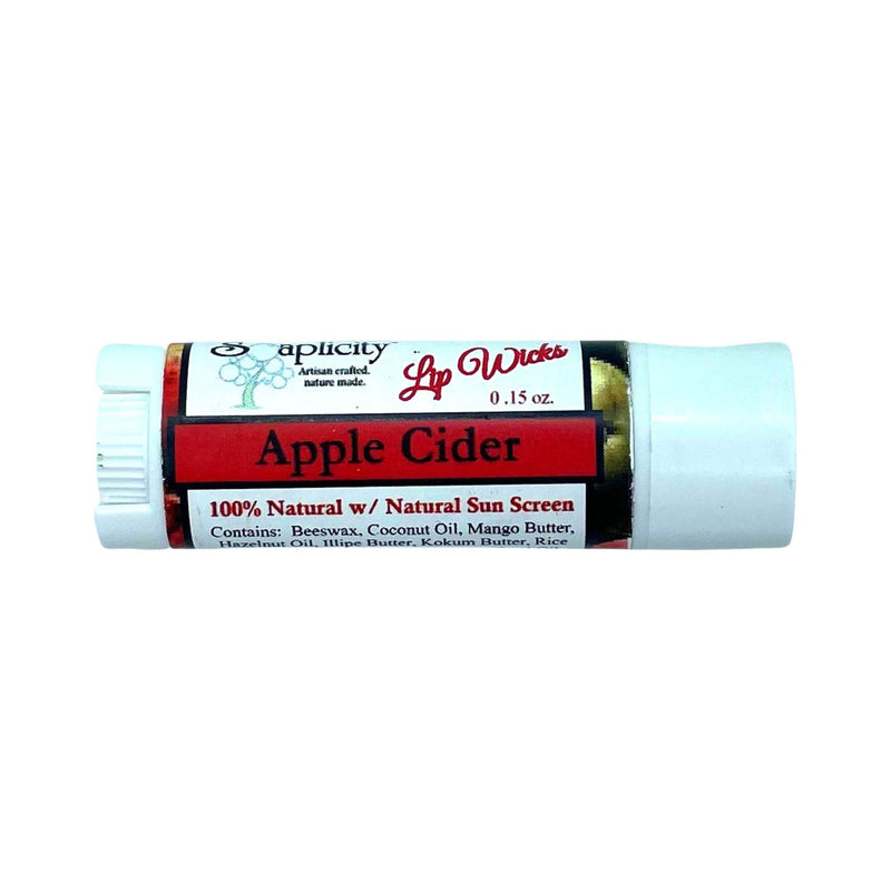Soaplicity Apple Cider Lip Wick Lip Balm Lip Balms Lavender Apple Cider