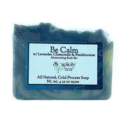 Soaplicity Be Calm Soap Soap Bar Dark Slate Blue