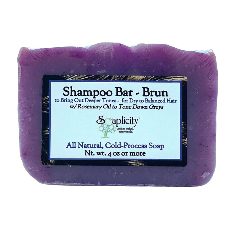 Soaplicity Brun Shampoo Bar Shampoo Bar Dark Slate Blue
