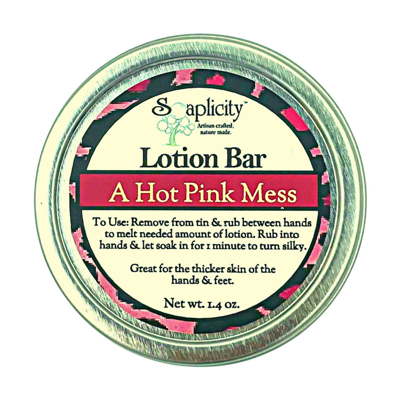 Soaplicity A Hot Pink Mess Lotion Bar Lotion Bar Dark Slate Gray
