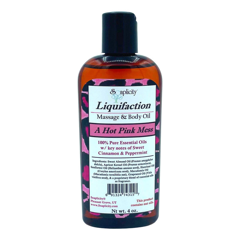 Soaplicity A Hot Pink Mess Liquifaction Massage Oil Massage Oil Lavender