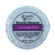 Soaplicity Lavender Kiss Shower Steamer Shower Steamers Dark Gray Single