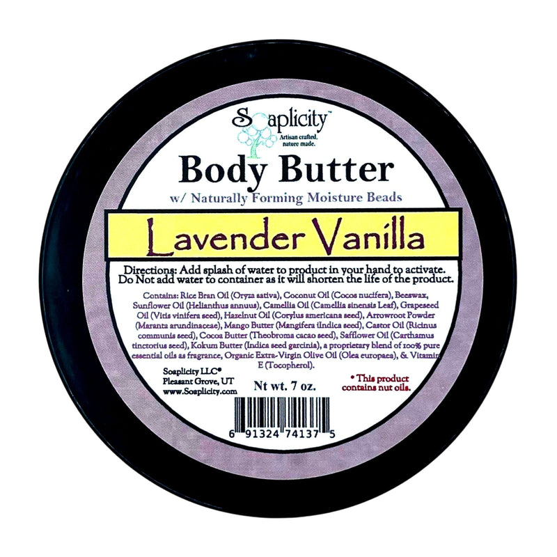 Soaplicity Lavender Vanilla Body Butter Body Butter Black