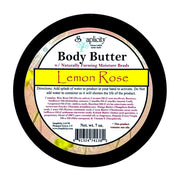 Soaplicity Lemon Rose Body Butter Body Butter Black