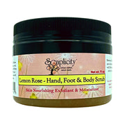 Soaplicity Lemon Rose Hand, Foot & Body Sugar Scrub Body Scrub Black