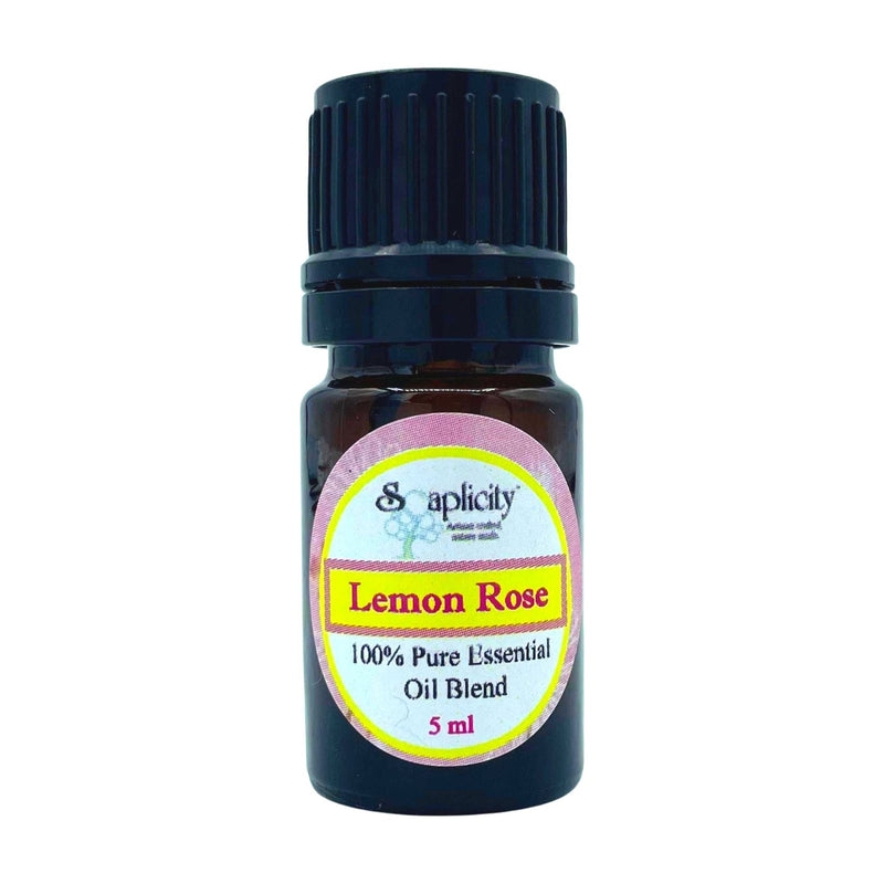 Soaplicity Lemon Rose EO Blend, 5 ml Essential Oil Blend Dark Slate Gray