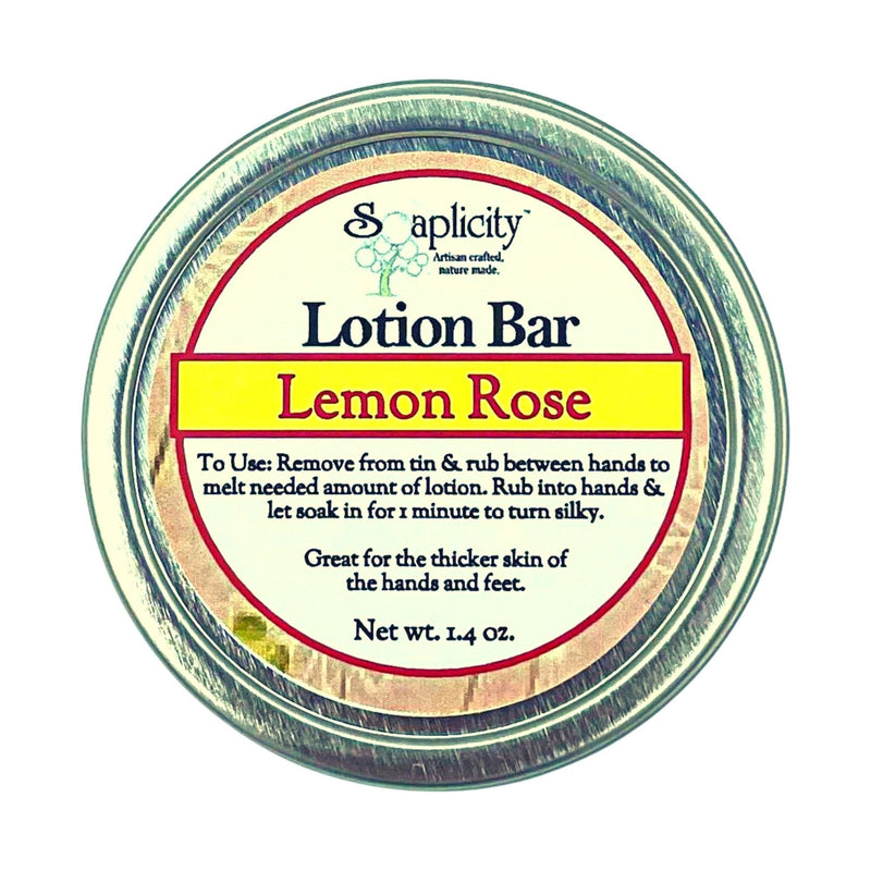 Soaplicity Lemon Rose Lotion Bar Lotion Bar Dark Slate Gray