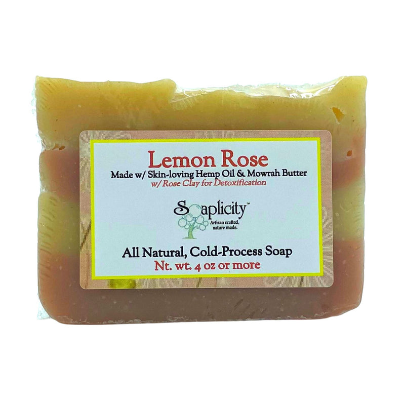 Soaplicity Lemon Rose Soap Bar Soap Bar Sienna