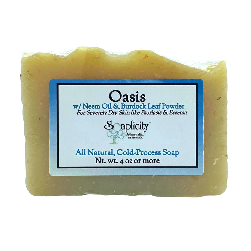 Soaplicity Oasis Soap Bar | Best Moisturizing Soap for Dry Skin Soap Bar Light Gray