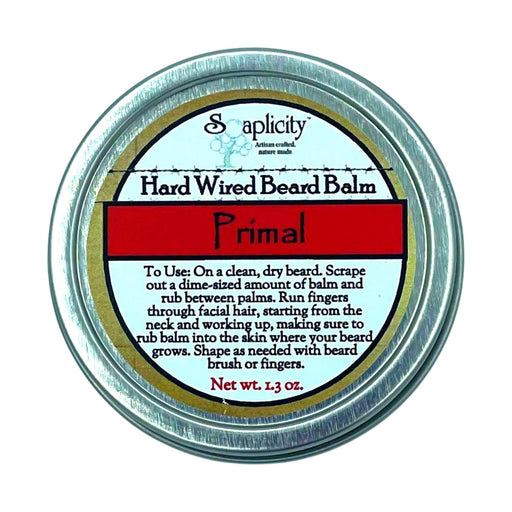 Soaplicity Primal Hard Wired Beard Balm Beard Balm Powder Blue
