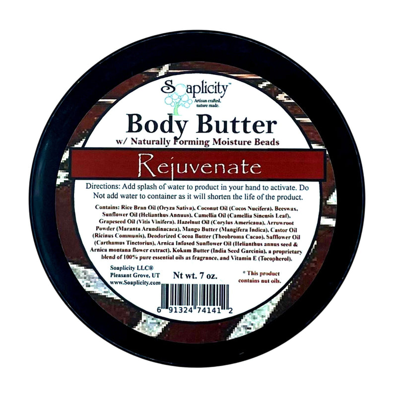 Soaplicity Rejuvenate Body Butter with Arnica Oil Body Butter Light Gray