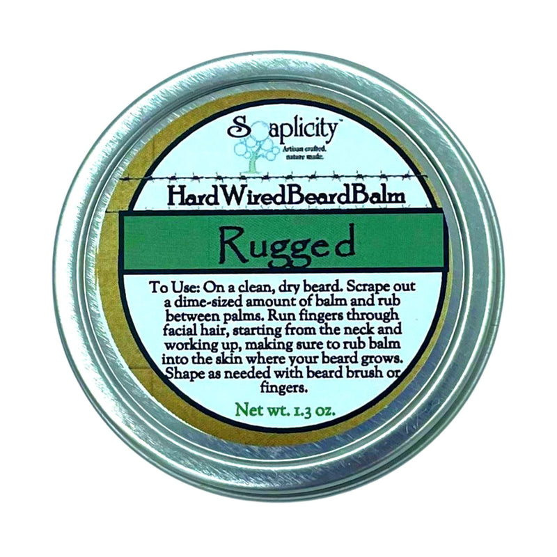 Soaplicity Rugged Hard Wired Beard Balm Beard Balm Slate Gray