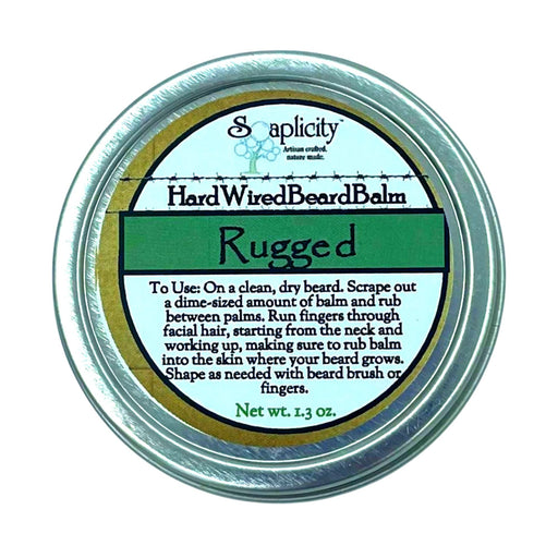 Soaplicity Rugged Hard Wired Beard Balm Beard Balm Slate Gray