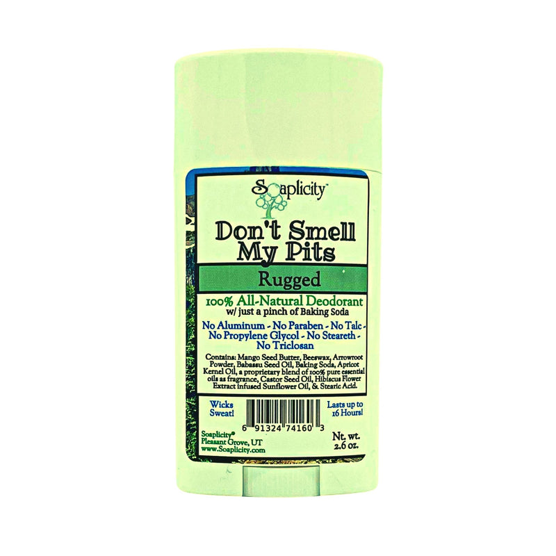 Soaplicity Don't Smell My Pits Natural Deodorant - Rugged Deodorants Pale Goldenrod