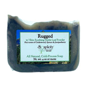 Soaplicity Rugged Soap Bar Soap Bar Lavender
