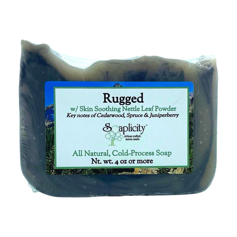 Soaplicity Rugged Soap Bar Soap Bar Lavender